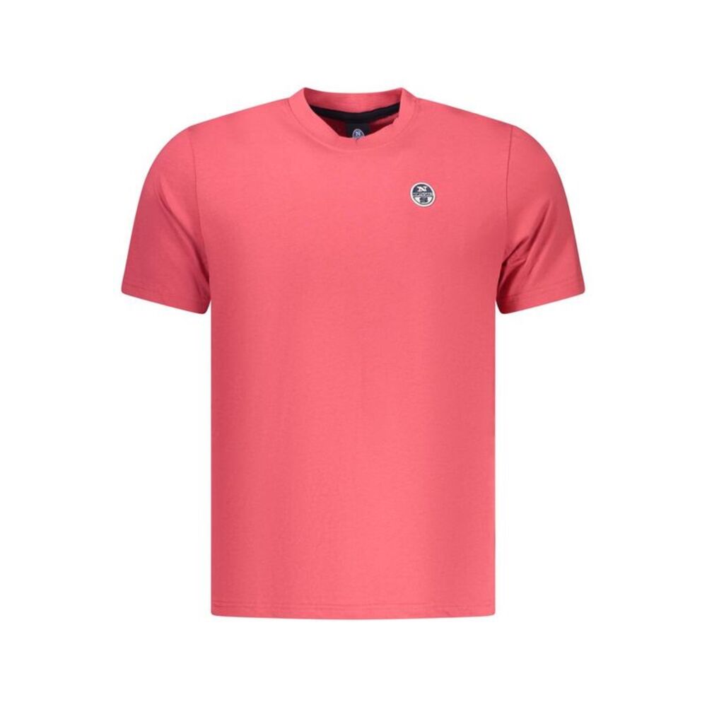 North Sails Red Cotton Men Men's T-Shirt
